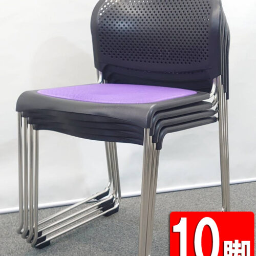 【送料無料 地域限定】 【80脚入荷】 オカムラ okamura 会議チェア 10脚セット ミーティングチェア スタッキングチェア スタックチェア メッシュチェア 8114FX 国産 【中古オフィス家具】【中古】