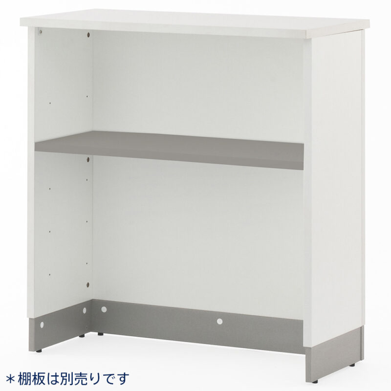 【法人様限定】送料無料 ノルム ハイカウンター W900xD450 ホワイトⅡ Z-SHHC-900WH2 - 画像 (3)