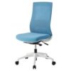 【法人様限定】送料無料 新品 WBSチェア メッシュ WBS-64 ベージュ スカイブルー ネイビー ブラック W740×D740×H1030～1125（SH440～535） キャスター オフィス チェア - 画像 (2)