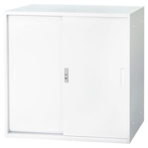 【法人様限定】送料無料 新品 KDS単体書庫 33スチール扉 KDS-33S キャビネット 書庫 ホワイト ニューグレー ブラック W880×D400×H880 スチール オフィス 事務所