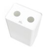 【法人様限定】送料無料 新品 ダストボックス MTH-420 ゴミ箱 ホワイト ブラック W420×D280×H650 ビン缶 ペットボトル 分別 オフィス 事務所 店舗 - 画像 (3)