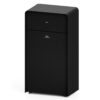 【法人様限定】送料無料 新品 ダストボックス MTM-540 ゴミ箱 ホワイト ブラック W540×D560×H1020 オフィス 事務所 店舗 - 画像 (2)