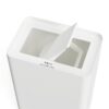 【法人様限定】送料無料 新品 ダストボックス MTR-420 ゴミ箱 ホワイト ブラック W420×D280×H650 可燃ごみ 不燃ごみ 分別 オフィス 事務所 店舗 - 画像 (3)