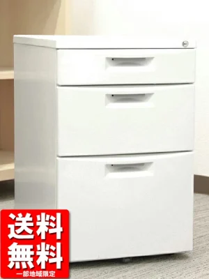 3段ワゴン サイドワゴン デスクワゴン 袖机 脇机 イトーキ CZ 日本製 中古