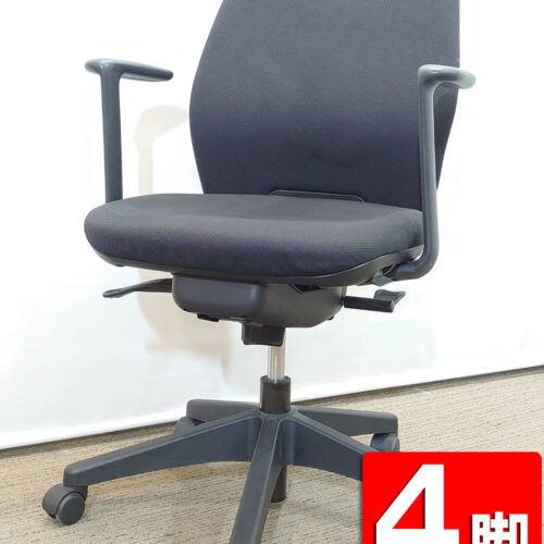 【送料無料 地域限定】 ４脚セット ウチダ シエルト OAチェア オフィスチェア デスクチェア 事務チェア PCチェア 肘つき 【中古オフィス家具】【中古】 (複製) (複製)