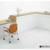 【法人様限定商品】 ハイカウンター カウンター 受付カウンター 新品カウンター 国産カウンター インフォメーションカウンター W1800×D454×H950 選べる天板３色 鍵付き 受付 受付台 無人カウンター 【送料無料 地域限定】【新品オフィス家具】 - 画像 (10)