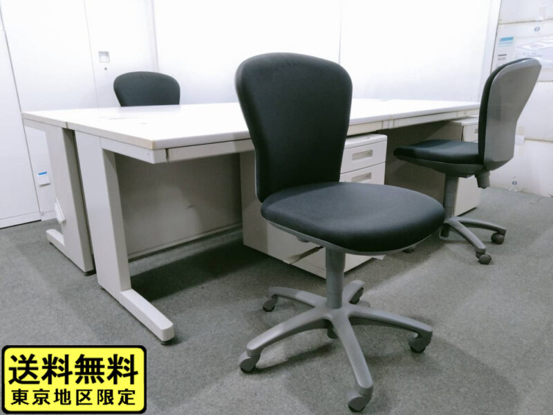 【送料無料 東京地区限定】 【大量入荷】 ４人用 開業セット デスクセット 片袖机 片袖デスク オフィスデスク スチールデスク 事務机 事務デスク 平机 デスクワゴン サイドワゴン キャスターワゴン ４台セット コクヨ BS 国産 W1200×D700×H700 【中古オフィス家具】【中古】