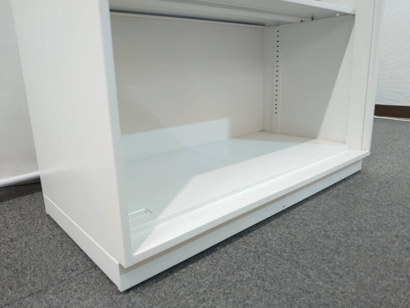 オープン書庫 キャビネット ５段 W800×D400×H2110 本棚 書棚 オープン保管庫 スチールキャビネット オープンキャビネット 収納棚 保管庫 DSK V840-21K 【中古オフィス家具】 【中古】 - 画像 (3)