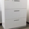【中古オフィス家具】ラテラル書庫 ラテラルキャビネット ウチダ HS ハイパーストレージ ３段 収納庫 本棚