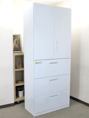 ウチダ ハイパーストレージ HS 上下書庫 W900 D450 H2140 中古