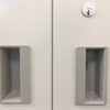 両開き書庫 スチール書庫 キャビネット 両開きキャビネット 収納庫 保管庫 スチールキャビネット ハイキャビネット 本棚 書棚 書庫 オフィス用 コクヨ KOKUYO 国産【中古オフィス家具】【中古】 - 画像 (4)