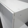 両開き書庫 DSK スチール書庫 収納庫 キャビネット 両開きキャビネット ランマ収納 ランマ書庫 欄間書庫 らんま書庫 欄間キャビネット 本棚 書棚 収納棚 V945-11H スチールキャビネット ローキャビネット 保管庫 W900×D450×H400【中古オフィス家具】【中古】 - 画像 (5)