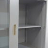 ナイキ ガラス書庫 スチール書庫 収納庫 スチール収納庫 キャビネット A040707 A220207 【中古】 - 画像 (4)