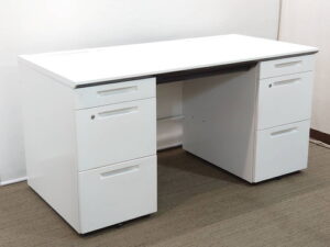 在庫12台 美品 両袖机 コクヨ isシリーズ W1400 D650 H720 中古