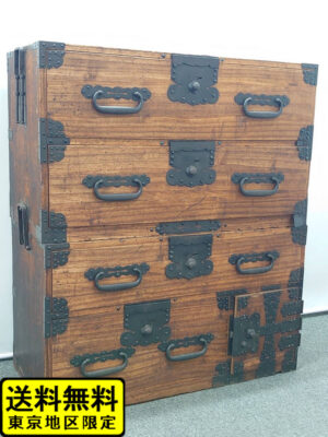 【訳あり特価】 和箪笥 和だんす 着物 衣装 衣類 衣装ケース 衣装タンス 衣装箪笥 衣装だんす 箪笥 たんす タンス 収納 チェスト キャビネット W940×D440×H1060 衣類だんす 衣類箪笥 衣類タンス 衣類収納 着物収納 洋服だんす 洋服箪笥 洋服タンス 収納家具 アンティーク家具 レトロ家具 昭和レトロ 和風【中古オフィス家具】【中古】