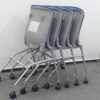 【中古】KOKUYO Ordina 4脚セット 会議チェア ネスタブルチェア スタックチェア 平行スタックチェア 会議用チェア【送料無料 地域限定】 - 画像 (7)