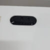 オカムラ カップボード キッチンキャビネット 給湯室 ビジネスキッチン ロータイプ 収納 キッチンカウンター オフィスキャビネット レンジ台 休憩室 備品収納 収納家具 W800×D450×H930 コンセント付 okamura 岡村製作所 F5223Y ZA75【中古オフィス家具】【中古】 - 画像 (4)
