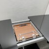 【送料無料 東京地区限定】伸長式テーブル  チェア ５点セット ダイニングテーブル ミーティングテーブル 会議テーブル センターテーブル 応接テーブル 幅調節 ダイニングチェア【中古オフィス家具】【中古】 - 画像 (8)