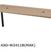 【法人様限定商品】 ワークテーブル ASO-W2411W ミーティングテーブル 会議テーブル ブラック脚 W2400 D1100 H720 オフィステーブル ワークデスク 作業台 天板カラー5色あり UTILITY Table 国産 【新品オフィス家具】 - 画像 (3)