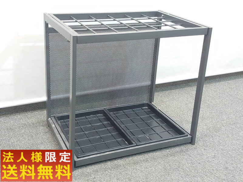 【法人限定送料無料】 傘立て 折りたたみ傘立て カサ立て 傘たて 30人用 30本用 傘立 カサたて かさ立て 折り畳み可 30マス 30本 30本立 アンブレラホルダー アンブレラスタンド アンブレララック レイングッズ オフィス用傘立て 業務用傘立て オフィス用カサ立て 業務用カサ立て 折りたたみカサ立て【中古オフィス家具】【中古】