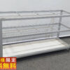 【法人限定送料無料】 傘立て オカムラ カサ立て 36人用 36本用 36名用 8マス W900mm×D300mm×H490mm シルバー 傘たて カサたて かさ立て アンブレラスタンド 玄関 レイングッズ 岡村製作所 okamura 93431A 国産【中古オフィス家具】【中古】