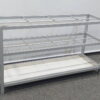 【法人限定送料無料】 傘立て オカムラ カサ立て 36人用 36本用 36名用 8マス W900mm×D300mm×H490mm シルバー 傘たて カサたて かさ立て アンブレラスタンド 玄関 レイングッズ 岡村製作所 okamura 93431A 国産【中古オフィス家具】【中古】 - 画像 (2)