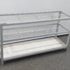 【法人限定送料無料】 傘立て オカムラ カサ立て 36人用 36本用 36名用 8マス W900mm×D300mm×H490mm シルバー 傘たて カサたて かさ立て アンブレラスタンド 玄関 レイングッズ 岡村製作所 okamura 93431A 国産【中古オフィス家具】【中古】 - 画像 (3)