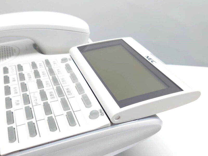 【法人限定送料無料】 【在庫50台以上有】 NEC ビジネスフォン DT800シリーズ ITZ-24DG-2D WH ホワイト色 ビジネスホン 電話機 オフィス電話機 オフィス用電話機 ビジネス用電話機 デジタル多機能電話機 【中古】 【中古オフィス家具】 - 画像 (3)