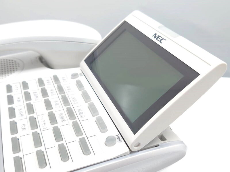 【法人限定送料無料】 【在庫50台以上有】 NEC ビジネスフォン DT800シリーズ ITZ-24DG-2D WH ホワイト色 ビジネスホン 電話機 オフィス電話機 オフィス用電話機 ビジネス用電話機 デジタル多機能電話機 【中古】 【中古オフィス家具】 - 画像 (4)
