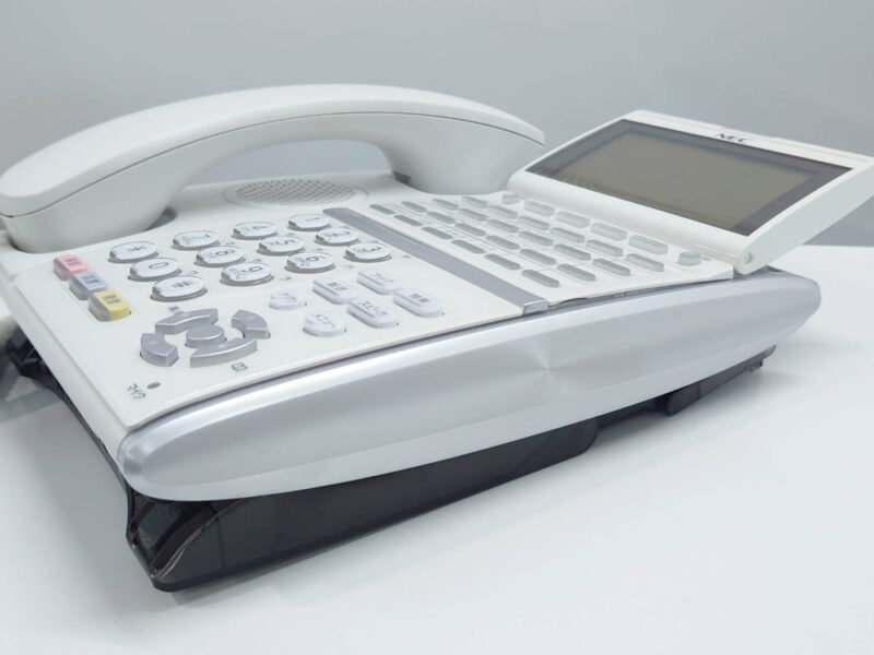 【法人限定送料無料】 【在庫50台以上有】 NEC ビジネスフォン DT800シリーズ ITZ-24DG-2D WH ホワイト色 ビジネスホン 電話機 オフィス電話機 オフィス用電話機 ビジネス用電話機 デジタル多機能電話機 【中古】 【中古オフィス家具】 - 画像 (5)