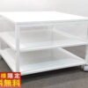 【法人限定送料無料】 プリンター台 キャスター付き テーブル 作業台 サンワサプライ LPS-T7070L レーザープリンタスタンド W700×D700×H500 Sanwa Supply【中古オフィス家具】【中古】