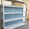 【法人限定送料無料】軽中量ラック 軽中量棚 スチールラック 倉庫棚 物品棚 本棚 書棚 キャビネット ５段【中古オフィス家具】【中古】 - 画像 (2)