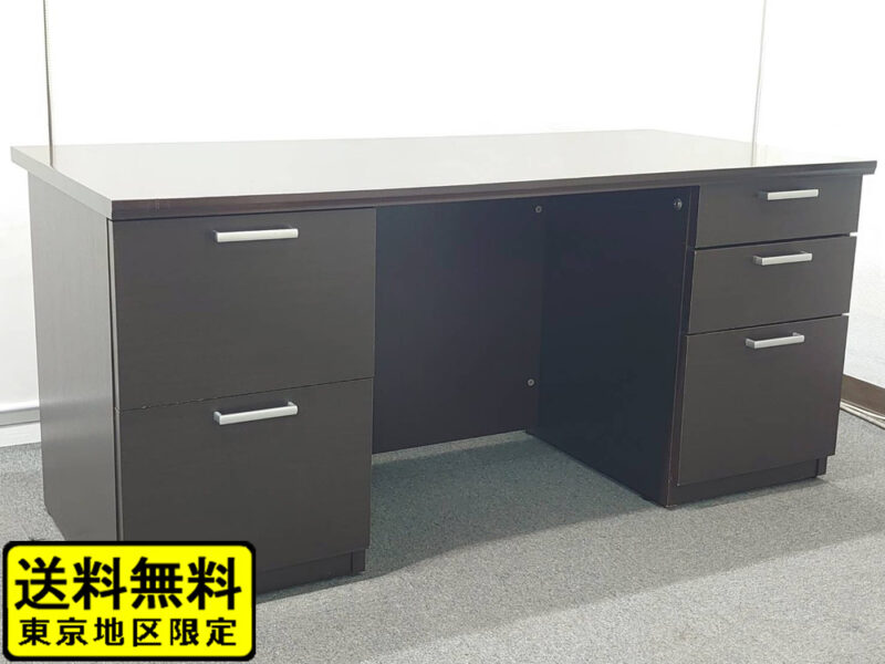 【送料無料 東京地区限定】 イトーキ 両袖机 両袖デスク 役員デスク 高級デスク 木製デスク 役員用デスク 役員机 社長机 役員用家具 オフィスデスク マネジメントデスク エグゼクティブデスク 社長室 役員室 ITOKI 【美品】【中古オフィス家具】【中古】
