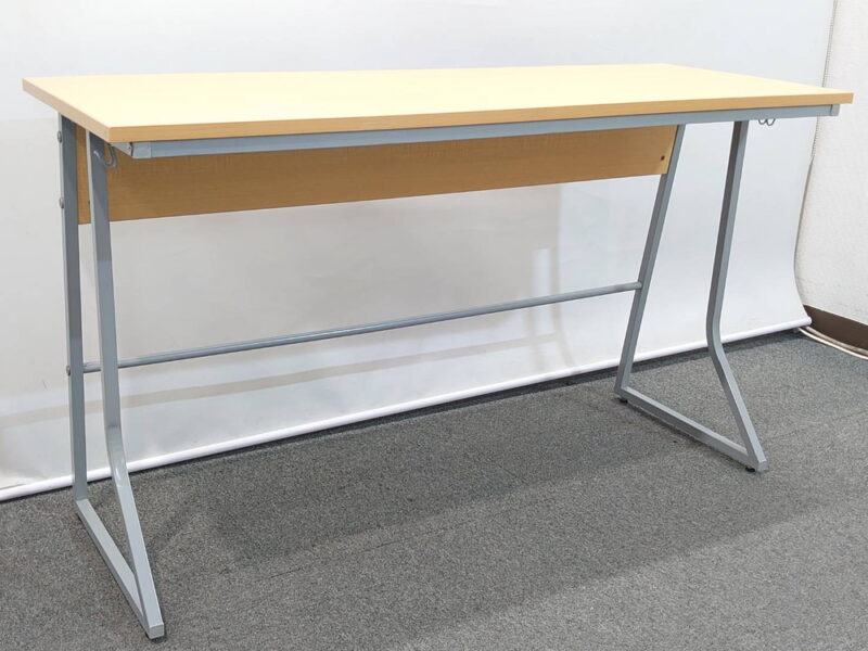 8名用スクールデスクセット 丸椅子付き 平机タイプ ホウトク製【中古】 - 画像 (7)