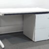 【送料無料 東京地区限定】４人用 開業セット 片袖机 片袖デスク オフィスデスク スチールデスク 事務机 事務デスク 平机 デスクワゴン サイドワゴン 3段ワゴン キャスターワゴン ４名用 オフィス家具セット イトーキ CZR インステート コクヨ エトスチェア メュシュチェア【中古オフィス家具】【中古】 - 画像 (9)