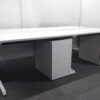【送料無料 東京地区限定】４人用 開業セット 片袖机 片袖デスク オフィスデスク スチールデスク 事務机 事務デスク 平机 デスクワゴン サイドワゴン 3段ワゴン キャスターワゴン ４名用 オフィス家具セット イトーキ CZR インステート コクヨ エトスチェア メュシュチェア【中古オフィス家具】【中古】 - 画像 (5)