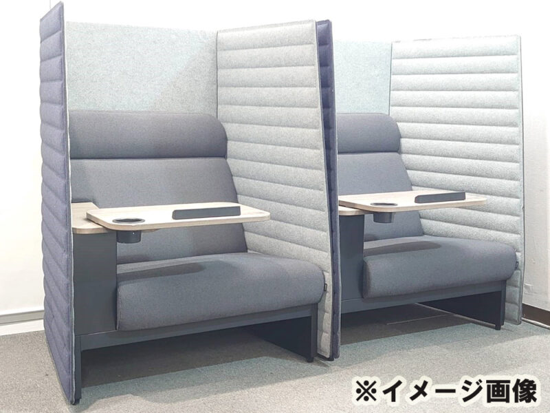 【送料無料 東京地区限定】 【6台入荷】 ワークブース イトーキ インテント 1人用 パーソナルソファ ブース型ソファ ブースセット オフィスブース リモートワーク 集中ブース 半個室ブース 国産 オンライン用ブース 個人ブース パーソナルブース 休憩スペース 個別ブースユニット ITOKI【中古オフィス家具】 - 画像 (14)