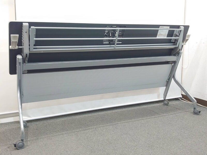 【送料無料 東京地区限定】 会議テーブル ６台セット トーヨースチール 折りたたみテーブル 折り畳みテーブル ミーティングテーブル スタックテーブル TOYOSTEEL 【美品】【中古オフィス家具】【中古】 - 画像 (6)