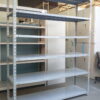 【法人限定送料無料】 中軽量ラック 軽量棚 スチールラック スチールキャビネット 倉庫棚 物品棚 本棚 書棚 キャビネット 6段【中古オフィス家具】【中古】 - 画像 (2)