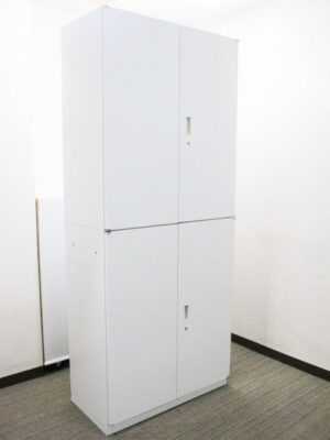 イトーキ シンライン 上下書庫 両開き書庫 キャビネット ユニット書庫【中古】