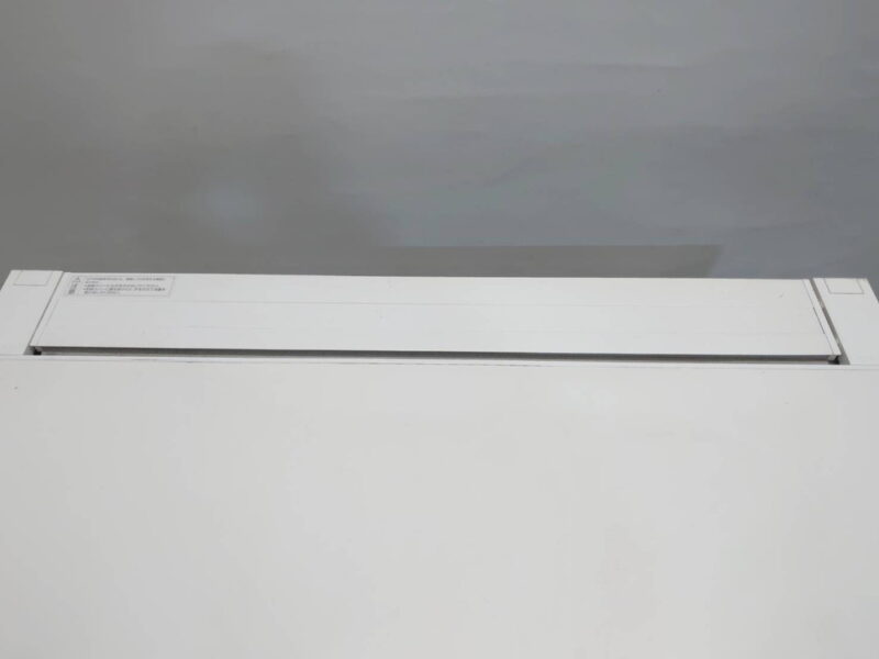 平机 幅70cm コクヨ iSシリーズ W700 D700 角型 デスク 机 １人用デスク コンパクトデスク プリンター台 延長デスク 脇机 スチールデスク 引き出し付き 平デスク ホワイト SDT-IS77PAW 国産 【中古オフィス家具】【中古】 - 画像 (3)