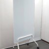 【法人限定送料無料】 【10台入荷】  脚付ホワイトボード 縦型 両面 無地 自立ホワイトボード W880 H1860 コンパクト 省スペース 小会議室 キャスター付 パーティション パーテーション 【中古オフィス家具】【中古】 - 画像 (3)