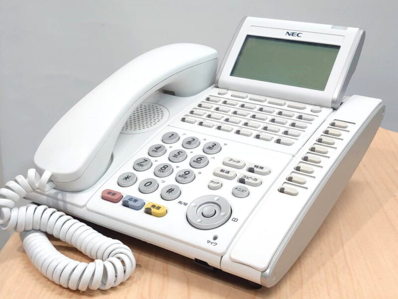 【法人限定送料無料】 【在庫10台有】 NEC ビジネスフォン DT300シリーズ DTL-32D-1D WH ホワイト色 ビジネスホン 電話機 オフィス電話機 オフィス用電話機 ビジネス用電話機 デジタル多機能電話機 【中古】 【中古オフィス家具】 - 画像 (2)
