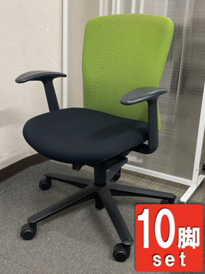 【送料無料 地域限定】【在庫70脚以上あり】10脚セット ウチダ ルディオ Ludio オフィスチェア デスクチェア ワークチェア 肘付き ひじ付き ワーキングチェア 事務チェア キャスターチェア 事務イス 事務椅子 事務いす オフィスチェアー 事務用チェア パソコンチェア OAチェア 国産【中古オフィス家具】【中古】
