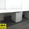 コクヨ ワークフィットデスク 4人用セット W1400×2台 GTワゴン4台付