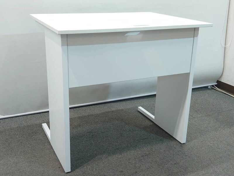 4人用パネルデスクセット 平机・チェア付き 集中ブース仕様【中古】 - 画像 (12)