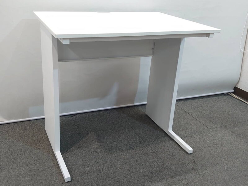4人用パネルデスクセット 平机・チェア付き 集中ブース仕様【中古】 - 画像 (11)
