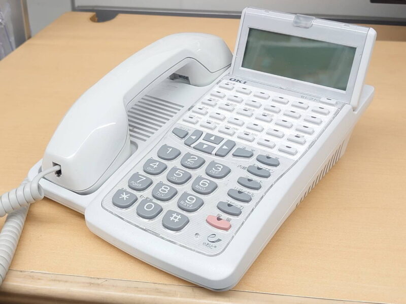 【法人限定送料無料】 【在庫141台有】 OKI ビジネスフォン 5台セット MKT/IP-30DKWHF-V2 沖電気工業 ホワイト色 ビジネスホン 電話機 オフィス電話機 オフィス用電話機 ビジネス用電話機 デジタル多機能電話機  国産【中古】 【中古オフィス家具】 - 画像 (2)