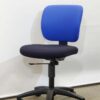 コクヨ イーザチェア 10脚セット 青×黒 肘なし ローバック 国産 - 画像 (3)