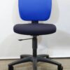 コクヨ イーザチェア 10脚セット 青×黒 肘なし ローバック 国産 - 画像 (5)